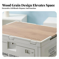Collapsible Sideentry Container Large Capacity for Dorm Room, Office, Students