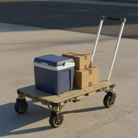 Multi-Function Rolling Camp Table Foldable Design Convertible Camping Table Cart