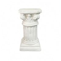 Roman Column Pedestal White Roman Pillar Decor Classic