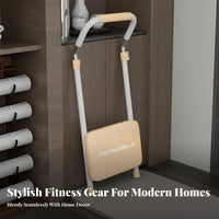 Sit-up Assistant Easy to Stow Abdominal Crunch Coach Hands-Unrestricted