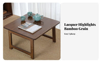 Foldable Square Table Space Saving Portable Laptop Desk No Assembly Required