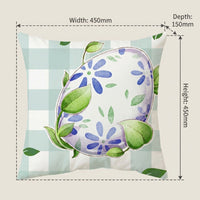 Cartoon Bunny Pillow Cover Fun Design Easter Bunny Pillow Cover Soft Material Decorative Bunny Pillow Cover for Kids, Homeowners, Sofa, Couch, Bedroom