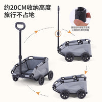 新款小型宠物推车可折叠轻便外出玩具小拉车户外遛猫遛狗手推车