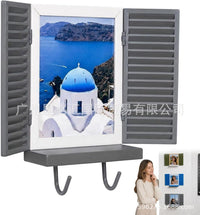 Mediterranean Window Photo & Key Holder地中海风格窗景钥匙架