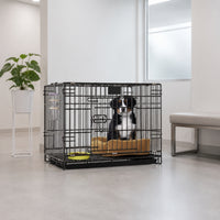 Dog Crate with Tray Easy-to-Clean Dog Crate Wire for Home, Young Dogs
