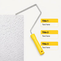 9 Inch Texture Roller Brush, DIY Accent Wall Texture Roller, Reusable Texture Roller Cover, High-Elastic Nylon Texture Roller