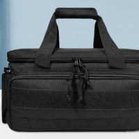 Large Capacity Tool Bag Long-Lasting Construction Multi-Pocket Tool Bag Wide Mouth Opening Padded Handle for Electricians, Handymen