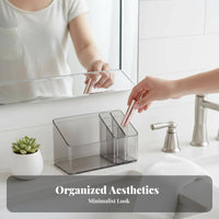 Mirror Cabinet Storage Box Tilted Accessibleing Cosmetics Organizer for Desktop
