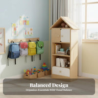 House-Shaped Shelving Integrated Unit Personalizedizable Design House-Shaped Organizer Sturdy Construction EncourHDPEs