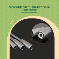 T-Handle Hex Socket Wrench for Car and Motorcycle Repairs