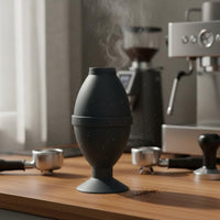 Silicone Coffee Puck Blower Black Coffee Bellows Flat Base