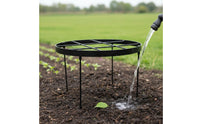 Peony Support Circle Crossed Rods Grow Through Circle Four-Legged Metal Plant Support