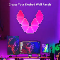 Smart RGB Triangle Light with Sound Pickup