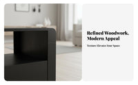 2-Tier Rolling Side Table With Casters Mobile Storage Space-Saving Multi-Functional for Homeowners, Living Room, Bedroom