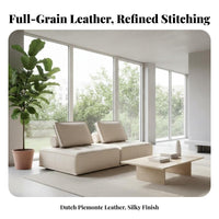 Nordic aesthetic sectional Block Couch Light Luxury Sectional Seating Minimalist Aesthetic Lounge Sofa Deep Seat for Apartment Dwellers, Design aficionados, Interior Designers, Living Room, Open-Plan Space, Showroom, Bedroom