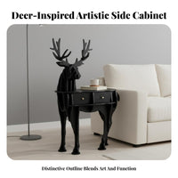 Curved Designd End Table Modern & Design Household Furniture Multi-Functional Space-Saving for Apartment Dwellers, Students