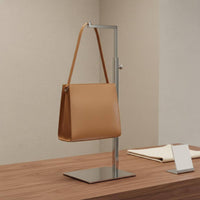 Stainless Steel Bag Rack Stable Base Purse Display Stand Metal Purse Hanger Rack High Weight Capacity for Boutique Owners