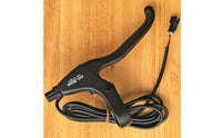 Motor Cut off Electric Bike Brake Lever 3-Finger Electric Bicycle Brake Lever Aluminum Alloy Black