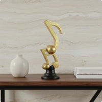 Music Note Sculpture Artistic Treble Clef Sculpture Elegant