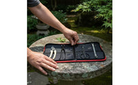 Bonsai Tool Kit Compact Bonsai Tools with Rolling Case Tool Set with Organizer Bag for Hobbyists