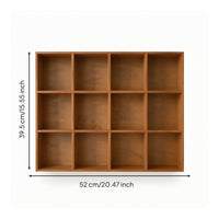Grid Display Cabinet Space-Saving Grid Display Cabinet Easy to Clean Storage Unit for Bedroom