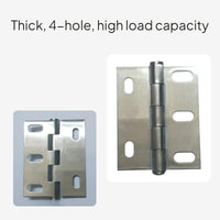 Stainless Steel Steamer Cart Flat Door Hinge
