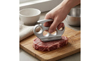 Aluminum Meat Tenderizer Compact Chicken Pounder Cutout Grip