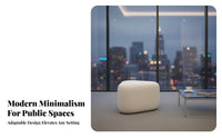 Flowing Ribbon Bench Modern Design Public Furniture Artistic Shape Ergonomic arc for Business Owners, showcase Hall, Lobby