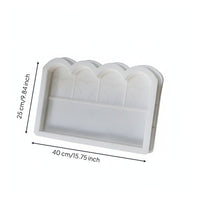 Concrete Mold with Edge Curved for Flower Bed, Gardeners, Homeowners