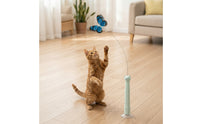 Hands-Liberated Interactive Cat Toy with Butterfly for Solo Play