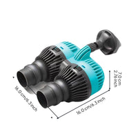 Adjustable aquarium wave pump
