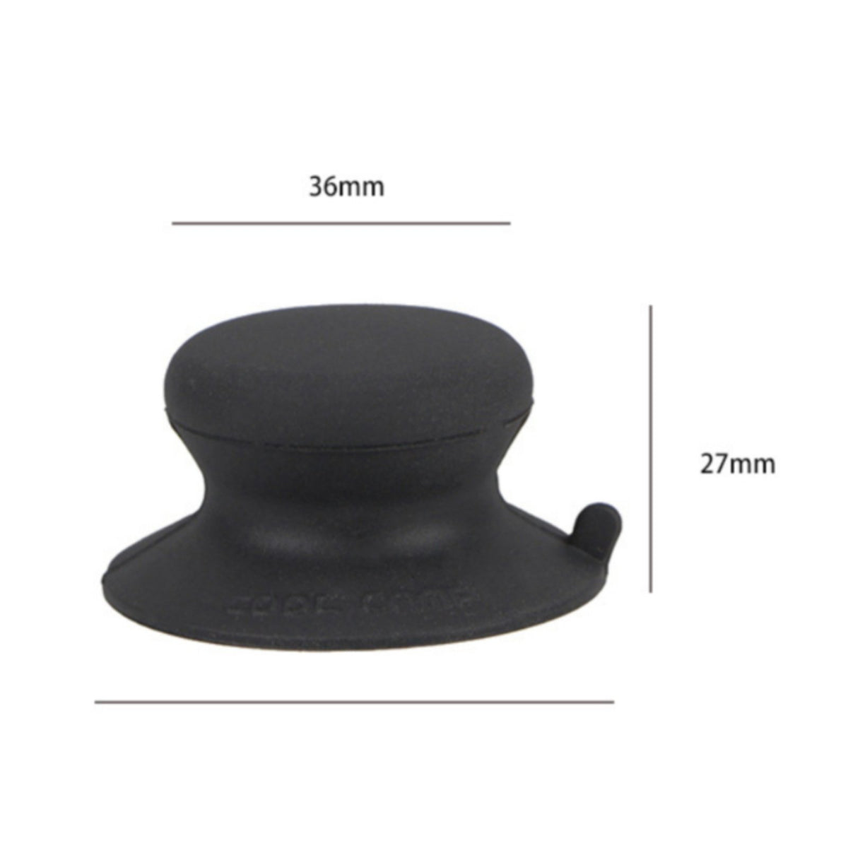 Suction Cup Lid Handle Non-Slip Pot Lid Knob Easy Grip for Travelers