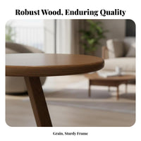 Round Pedestal Accent Table Stable Base Pedestal Drink Table Rounded Edges