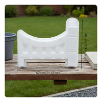 Flower Bed Border Form Reusable Lawn Border Form Easy Release Cement Border Form for Gardeners, Park, Yard, Walkway