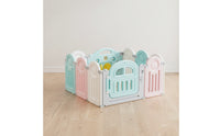 Safe Crawling Area Baby Safety Fence High Anti-Climb Design Infant Play Area Yard Toxin-Free Safe Portable Play Yard Breathable Mesh for Toddlers
