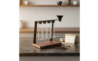 Coffee Bean Test Tube Rack Airtight Seal for Kitchen Counter, Cafe, Baristas