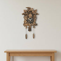 Cuckoo Clock Pinecone Pendulum House Decoration Silent Movement for Children
