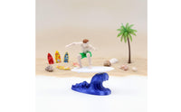 Fun Gift Inertia Swing Surfer Toy Stress Relief Swaying Surfer Car Ornament Surfing Man Dashboard Figure for Office Desk