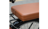 Rear Bike Seat with Backrest Comfortable Back Support Cycle Rear Seat Wear-Resistant Transport Accessory