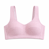 Sports Bras for Women with Padded Cups and Wide Straps for Gym and Running, Racer Back for Full Coverage Support and Comfort