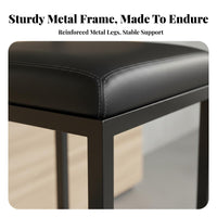 Bar Stool with Backrest Stable Structure Industrial Backrest Stool Heavy Duty
