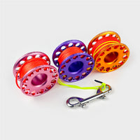 Diving SMB Surface Marker Buoy Aluminum Line Reel with 30M Line