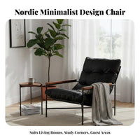Light Luxury visually pleasing Upholstered Chaise Lounge Modern & design Wave-Form Recliner Adjustable rearrest Seating Furniture Soft Upholstery for Homeowners, Families, Living Room, Bedroom, Apartment, Balcony
