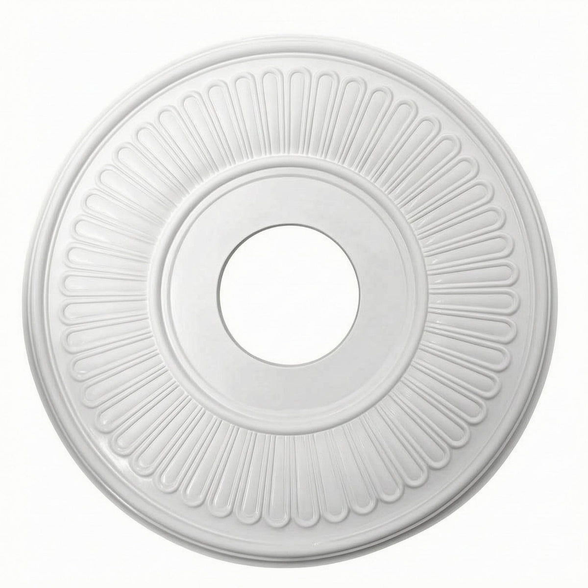 PU Ceiling Medallion Paintable Fixture Cover Covers Cracks and Holes