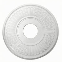 PU Ceiling Medallion Paintable Fixture Cover Covers Cracks and Holes