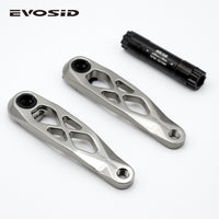 EVOSID山地车DUB牙盘170mm中空一体曲柄镂空CNC高强度曲柄组5DEV