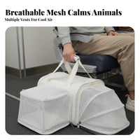 Airline Approved Pet Carrier Large Capacity Under Seat Pet Travel Bag