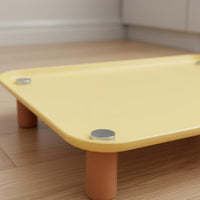 Raised Cat Bowl Stand Spill Proof Non-Slip Pet Food Placemat for Indoor, Cats