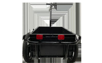Bike Trailer with Cargo Box Removable Bike Cargo Trailer Heavy-Duty for Cyclists, Errands
