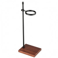 Dripper Holder Stand Wooden Coffee Filter Holder Stand Coffee Brewing Rack Coffee Accessory Solid Wood Circular Loop Suitable for Household Barista Daily Brewing